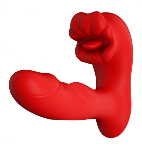 MizzZee - French Kiss Tongue Slap Vibrating Egg (Support APP Mini Programs - Chargeable)